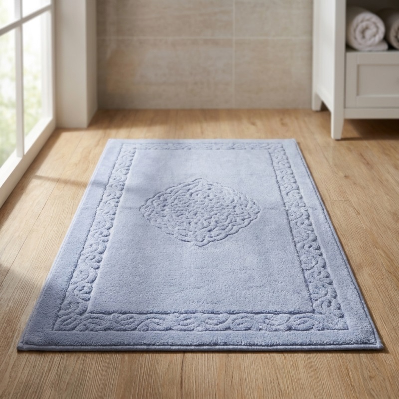 Maco %100 Pamuk Banyo Paspası Osmanlı Gri 70X120cm