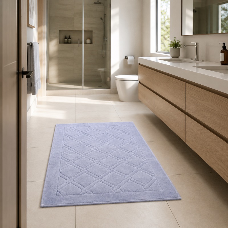 Maco %100 Pamuk Banyo Paspası Lidya Gri 70X120cm