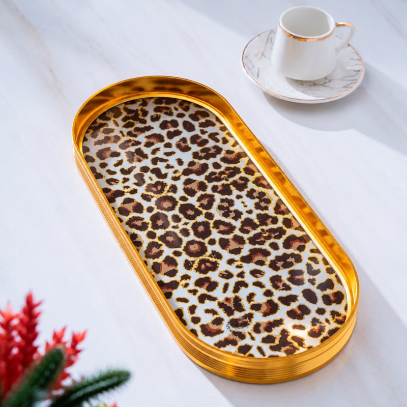 Acar Oval Cam Tepsi 15X36cm Ortigia