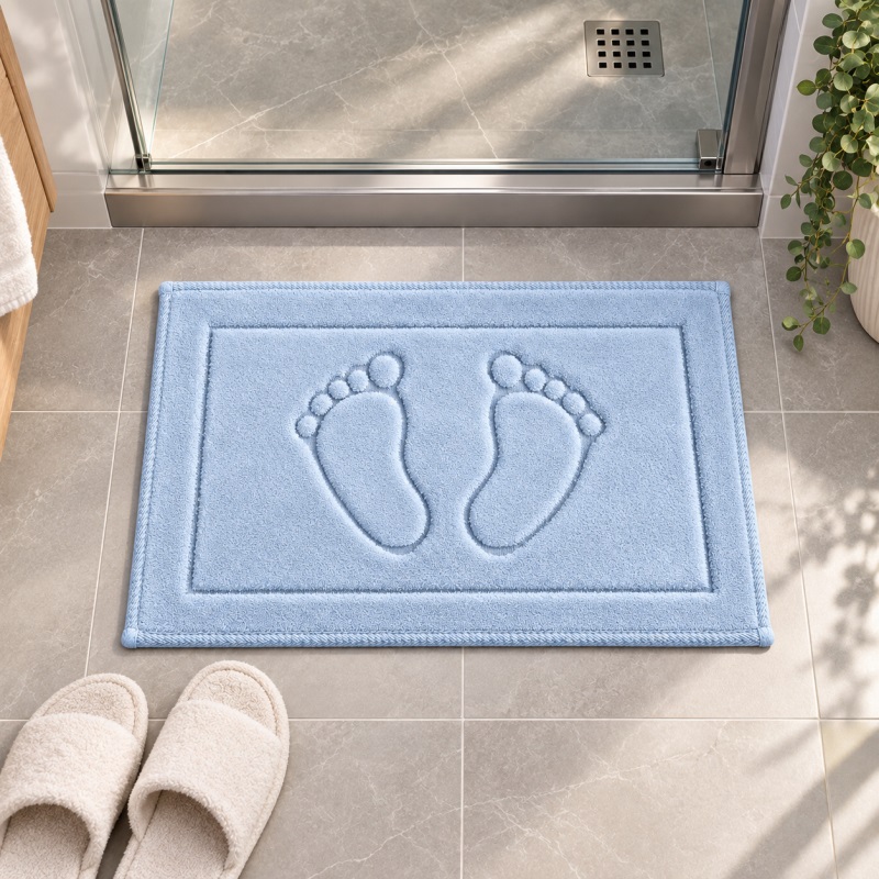 Maco %100 Pamul Banyo Ayak Paspası 40X60cm Gri
