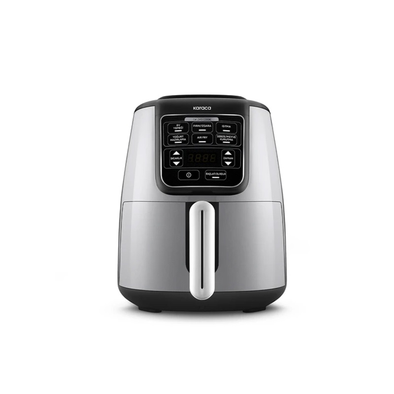 Karaca Aır Pro Cook Xl 2 In 1 Konuşan Aırfryer Cool-Gray