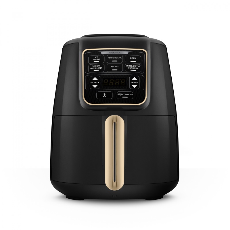 Karaca Aır Pro Cook Xl 2 In 1 Konuşan Aırfryer Mıneral-Gold
