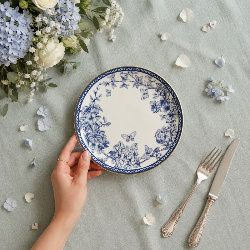 Gönül Spring Time 6'Lı Pasta-Tabağı