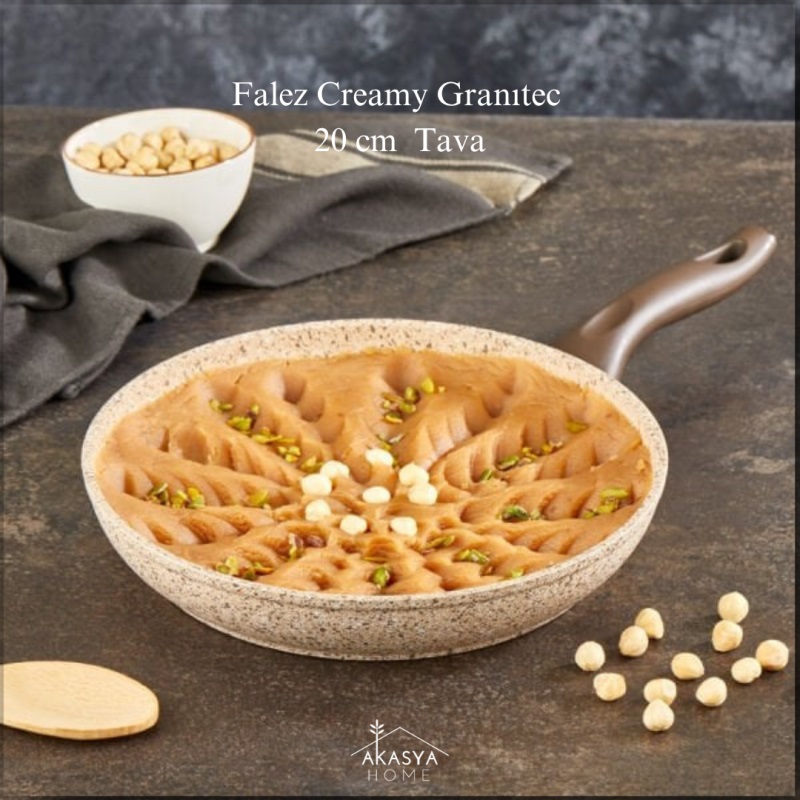 Falez Creamy Granitec 20 Cm Tava Cre3023