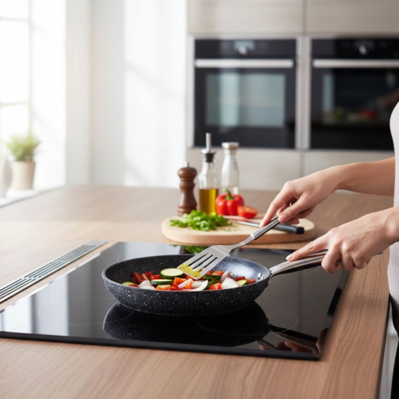 Falez Black Lıne 3009 Granit Tava 26Cm