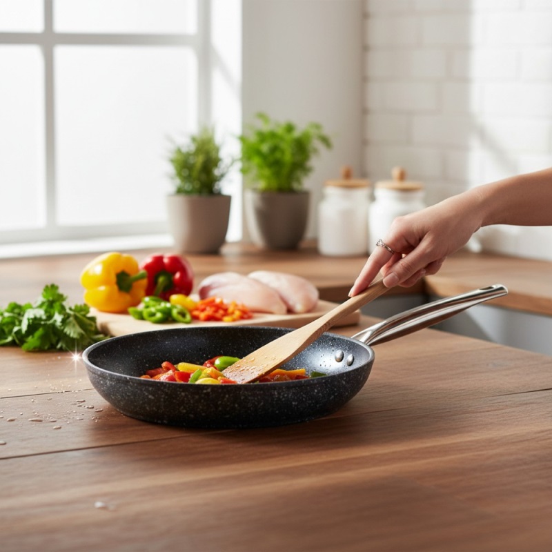 Falez Black Lıne 3010 Granit Tava 28Cm