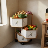 Luimera Ahsap 3 Katli Besgen Sebzelik Mermer-Zeytin