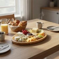 Bambu Oval Sunumluk Orta Boy