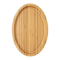Bambu Oval Sunumluk Büyük Boy