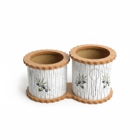 Luimera Ahsap Mermer-Zeytin 2Li Kasiklik