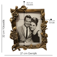Luimera Gül Agaci Çerçeve Antik 20X25cm
