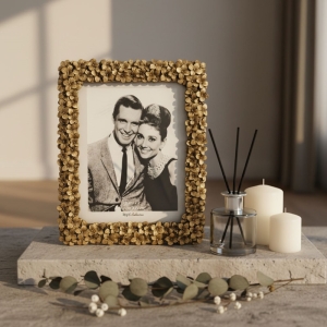 Luimera Papatya Çerçeve Altin 20X25cm