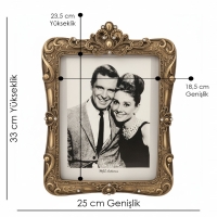 Luimera Incili Çerçeve Antik 20X25cm