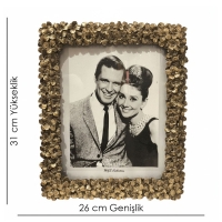 Luimera Papatya Çerçeve Antik 20X25cm