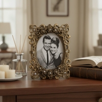 Luimera Güllü Desenli Çerçeve Antik 13X18cm