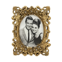 Luimera Güllü Desenli Çerçeve Altin 13X18cm