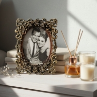 Luimera Güllü Desenli Çerçeve Dk 13X18cm