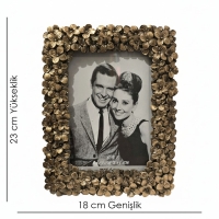 Luimera Papatya Çerçeve Antik 13X18cm