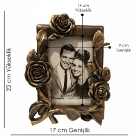 Luimera Gül Agaci Çerçeve Antik 10X15cm