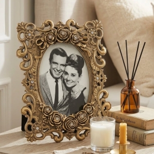 Luimera Güllü Desenli Çerçeve Antik 10X15cm