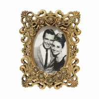 Luimera Güllü Desenli Çerçeve Altin 10X15cm