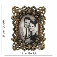 Luimera Güllü Desenli Çerçeve Dk 10X15cm