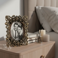 Luimera Güllü Desenli Çerçeve Dk 10X15cm