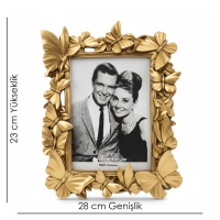 Luimera Kelebek Çerçeve Altin 15X20cm