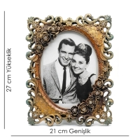 Luimera Güllü Desenli Çerçeve Dk 15X20cm