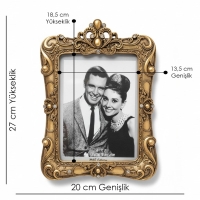 Luimera Incili Çerçeve Altin 15X20cm