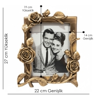 Luimera Gül Agaci Çerçeve Antik 15X20cm