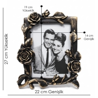 Luimera Gül Agaci Çerçeve Siyah 15X20cm