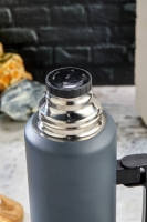 Cooker Kulplu Çelik Termos Gri 1,5 Lt