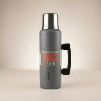 Cooker Kulplu Çelik Termos Gri 1,5 Lt