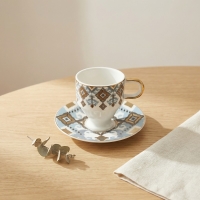 Juvia 6 Kisilik Porselen Kahve Fincan Takimi 90Ml Juv12730-4