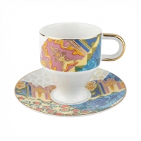 Juvia 6 Kisilik Porselen Kahve Fincan Takimi 90Ml Juv12730-3