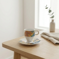 Juvia 6 Kisilik Porselen Kahve Fincan Takimi 90Ml Juv12730-3