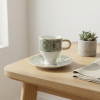 Juvia 6 Kisilik Porselen Kahve Fincan Takimi 90Ml Juv12730-1