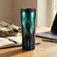 Cooker Çelik Bardak Termos Yesil&Siyah 500Ml