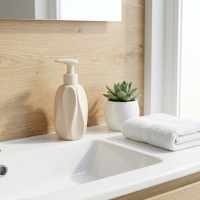 Arow Brian Porselen Sivi Sabunluk Bej 350Ml