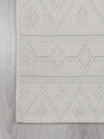 My Evilla Polton Zigzag Hali Krem 160X230cm