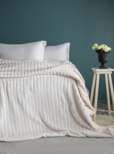 Gentle Ekru Battaniye 200X220 CM