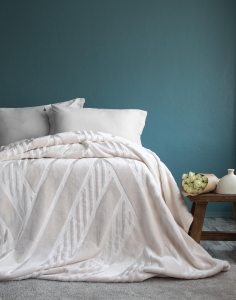 Decent Ekru Battaniye 220X240 CM