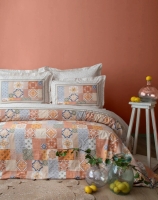 Apricitas Maude Terracota Çift Kisilik Ranforce Nevresim Takimi