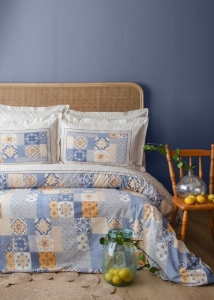 Apricitas Maude Indigo Çift Kisilik Ranforce Nevresim Takimi