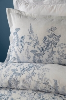 Apricitas Heather Mavi Çift Kisilik Ranforce Nevresim Takimi