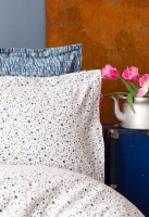 Apricitas Leros Indigo Çift Kisilik Ranforce Nevresim Takimi