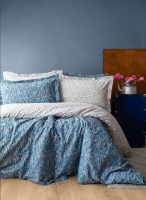 Apricitas Leros Indigo Çift Kisilik Ranforce Nevresim Takimi