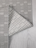 My Evilla Polton Kareli Hali Gri 80X150cm