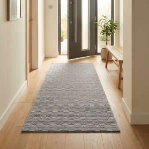 My Evilla Polton Kareli Hali Gri 80X150cm